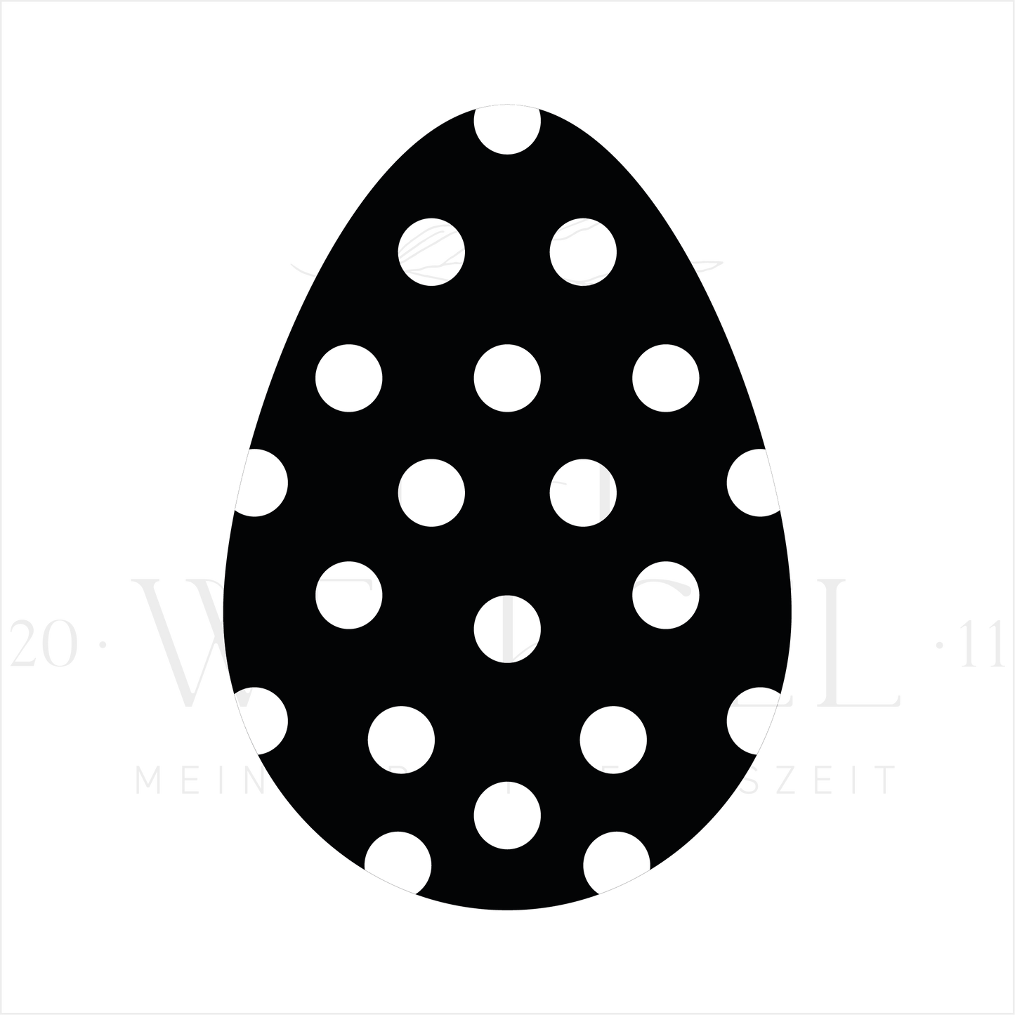 Ministempel | Ei | ø 2 cm