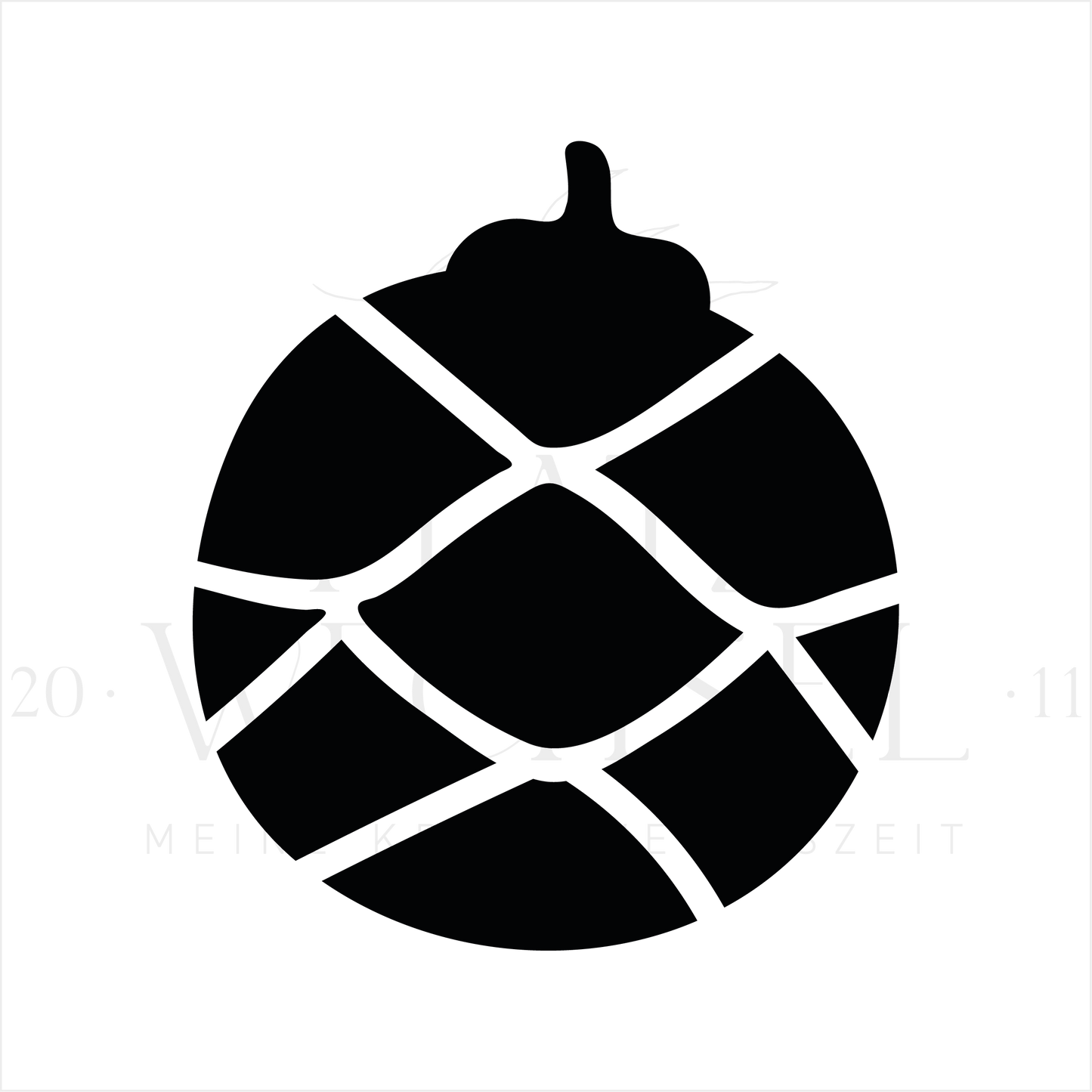 Ministempel | Weihnachtskugel | 1,5cm