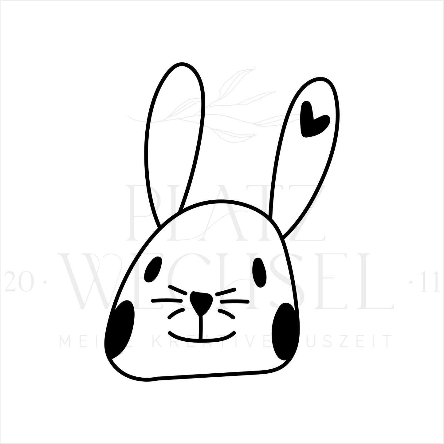 Holzstempel | Hase | 3 x 3 cm