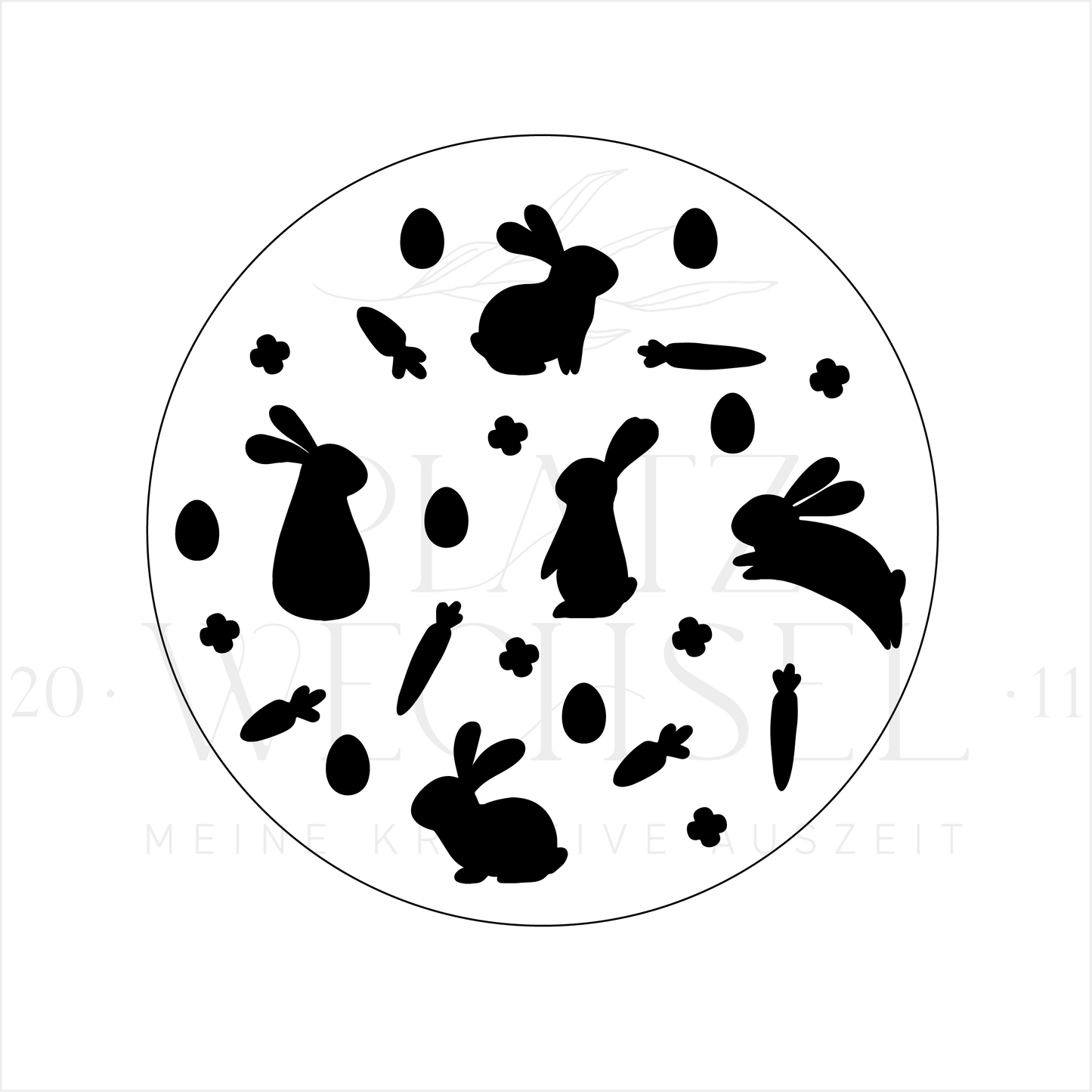 Schablone I "Hasi" I 15 cm