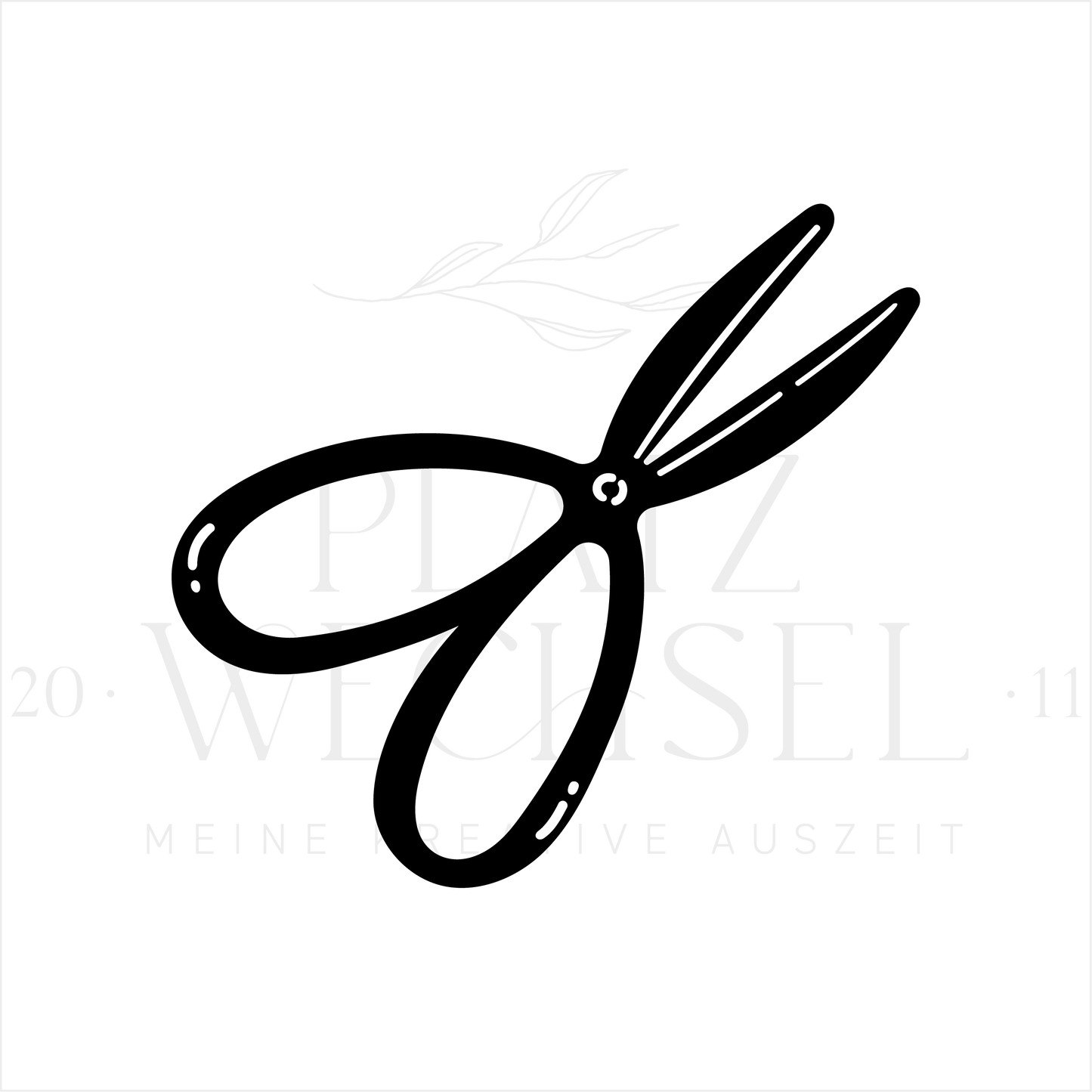 Holzstempel | Schere | 3 x 3 cm