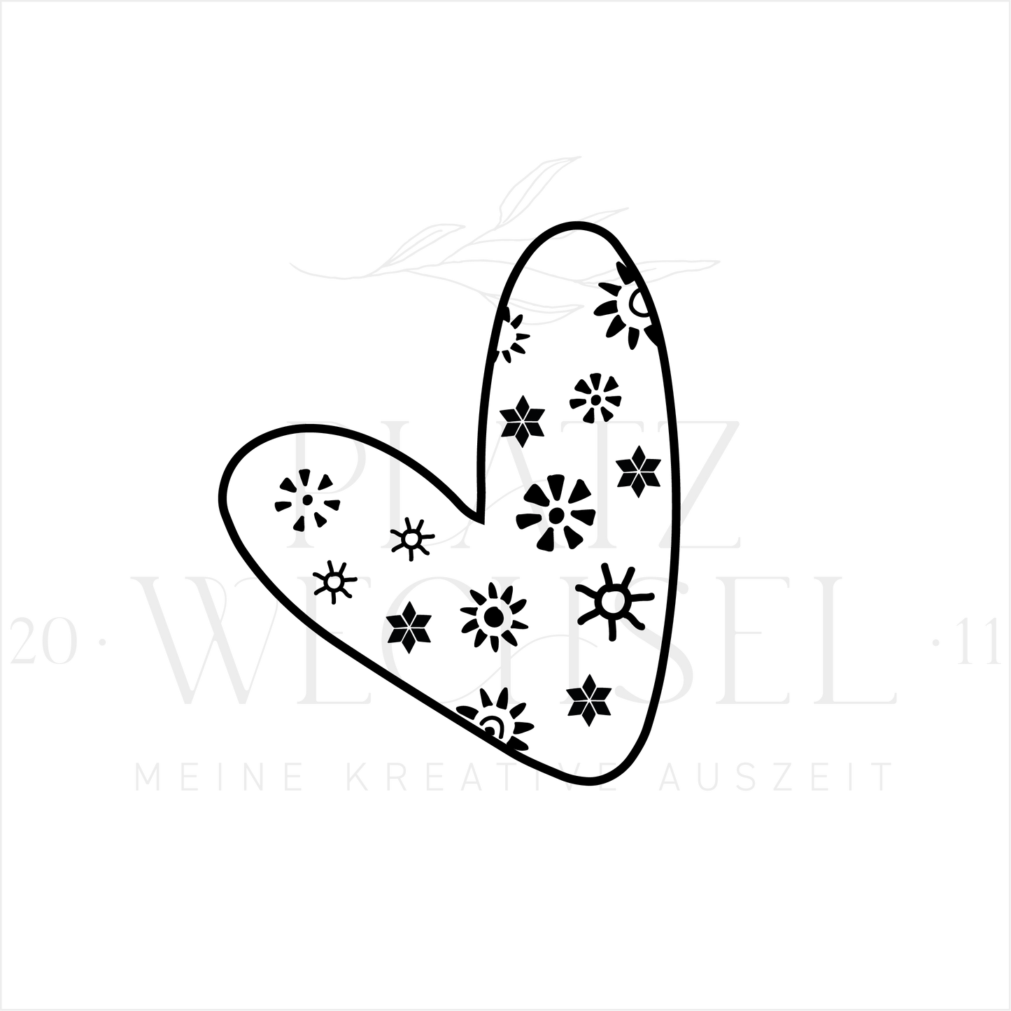 Holzstempel | Herz | 3 x 3 cm