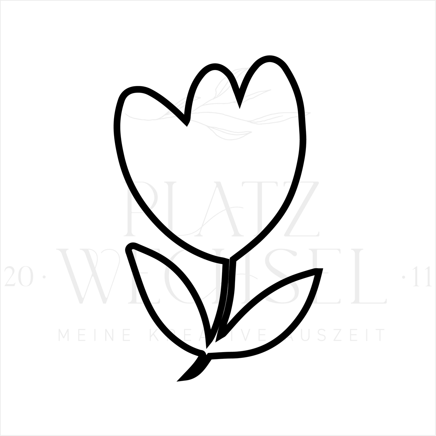 Ministempel | Tulpe | 3 x 2,5 cm