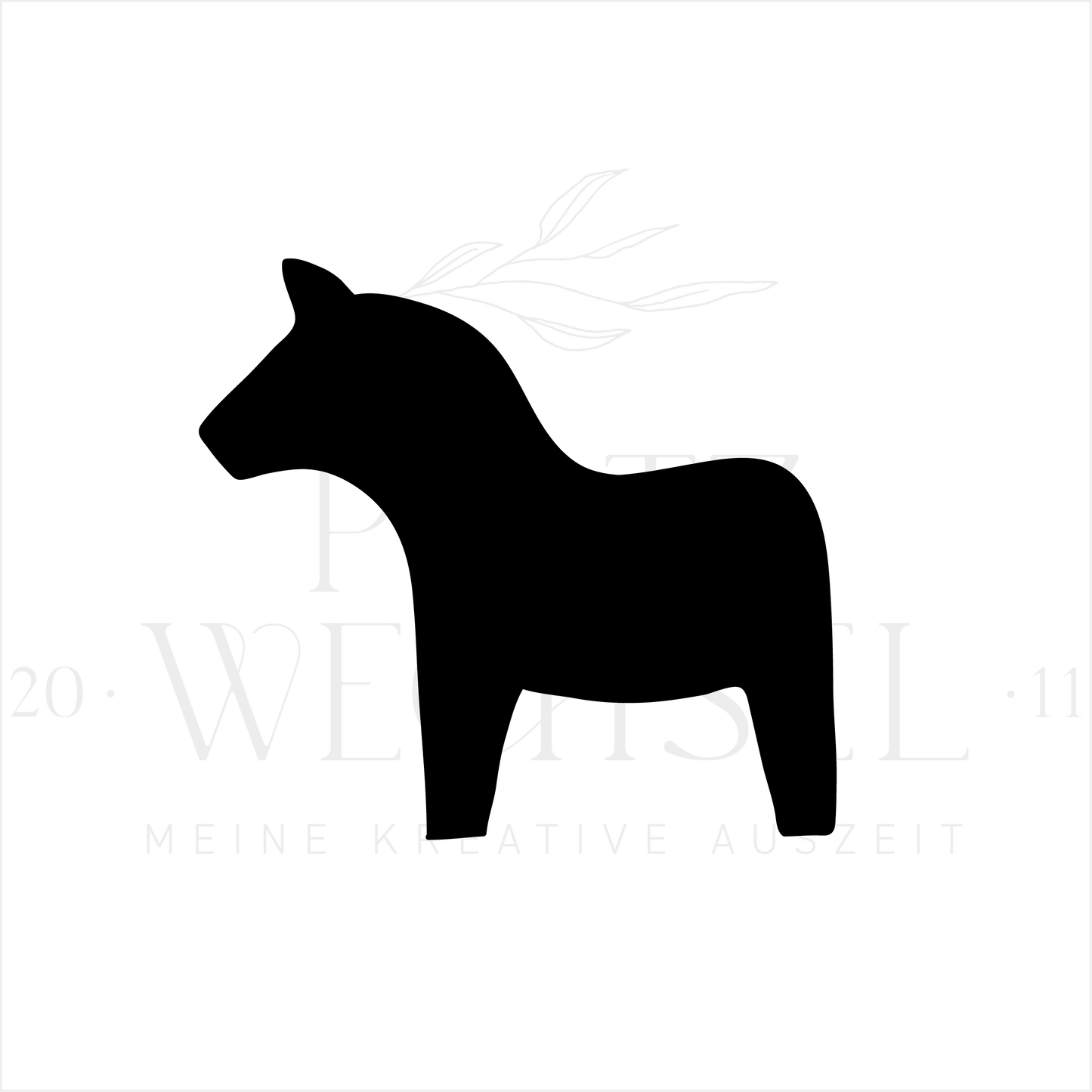 Ministempel | Dala Pferd | 2,5 cm