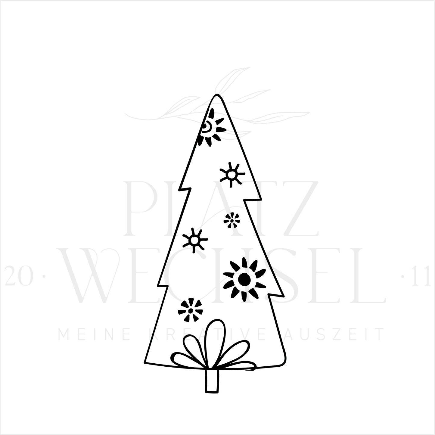 Holzstempel | Tanne | 3 x 6 cm
