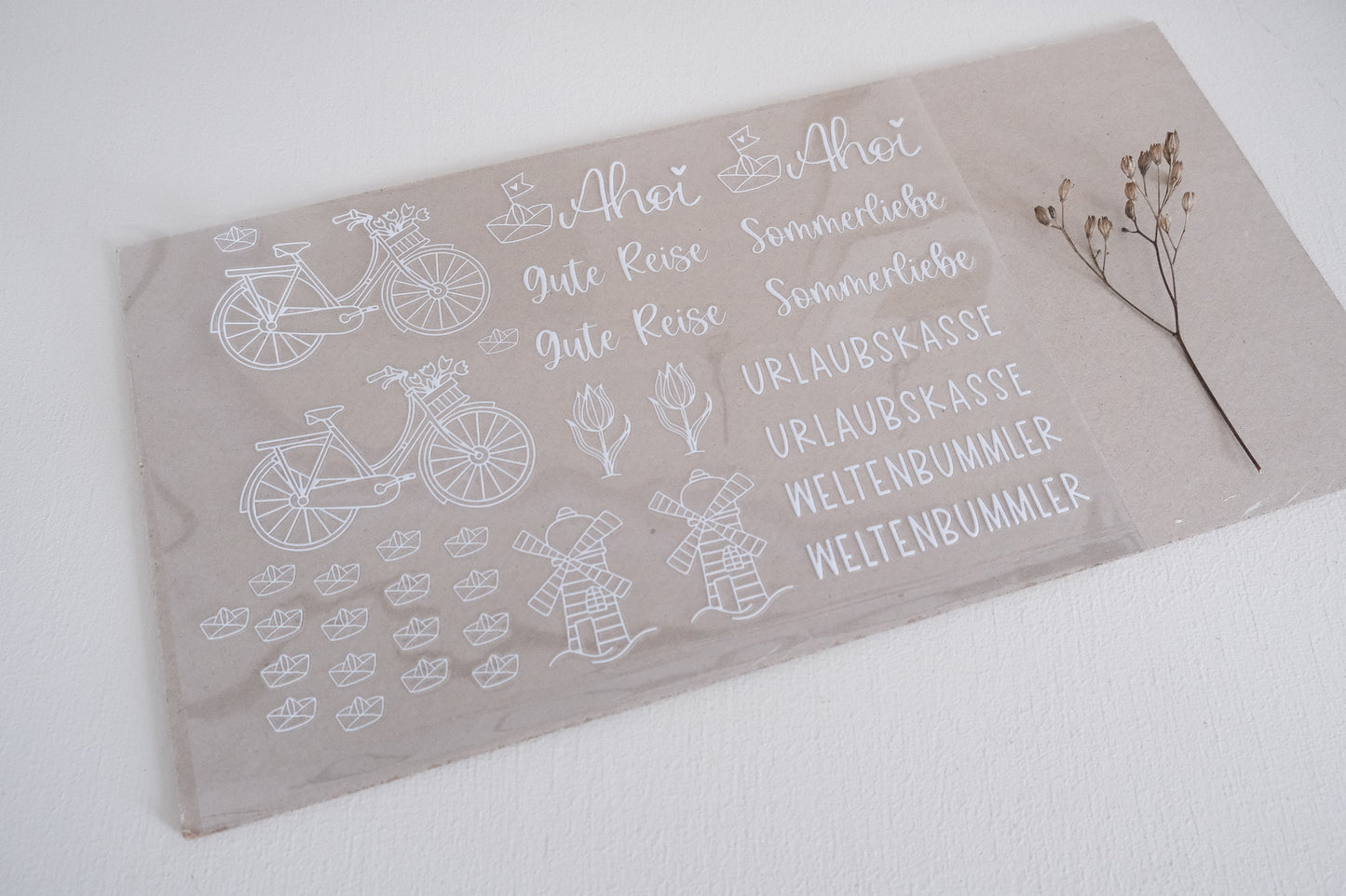 Easy RubOn Sticker | Weiß | A5