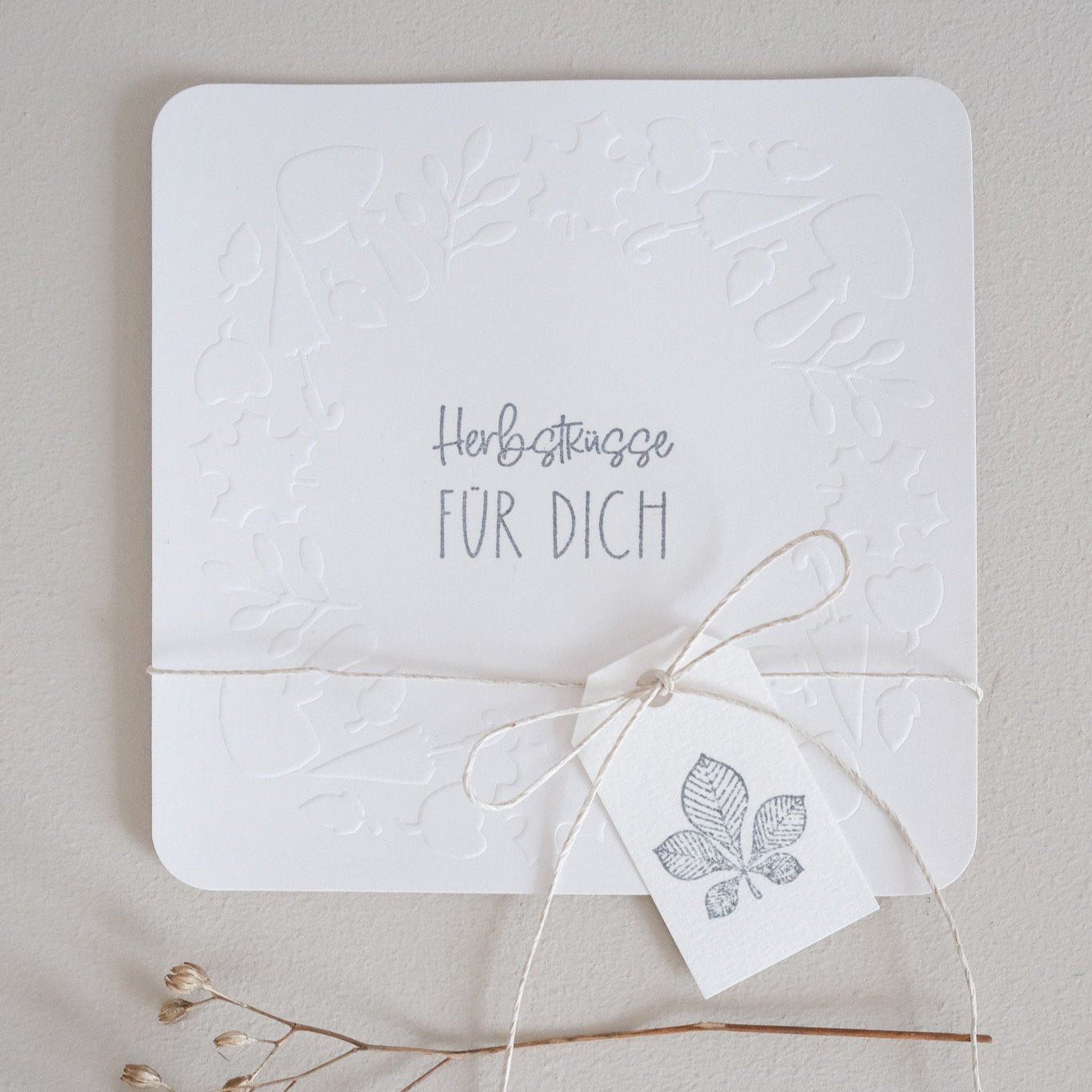 Schablone I "Herbstmotive" I 14 x 14 cm