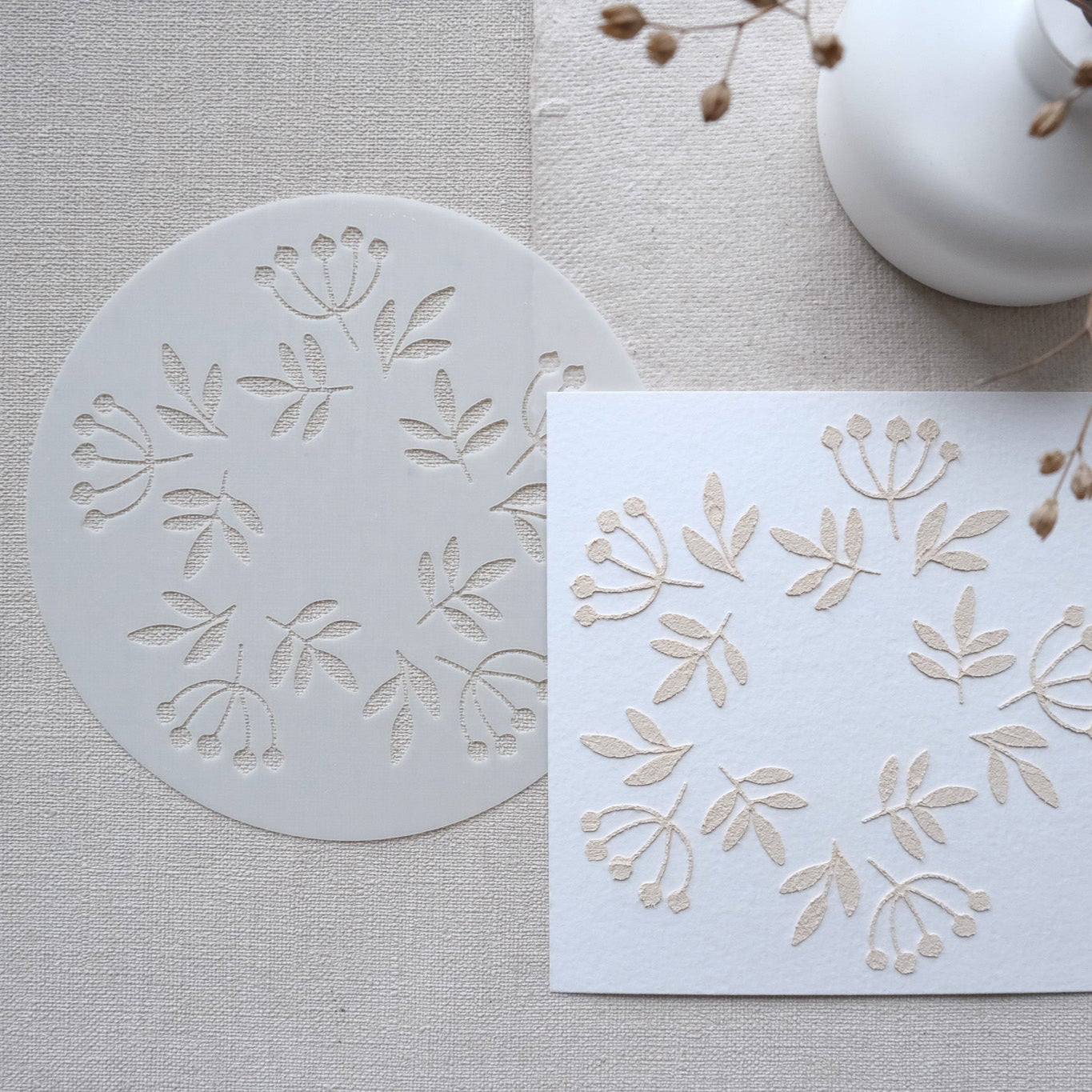 Schablone I "Herbstmotive" I 15 cm