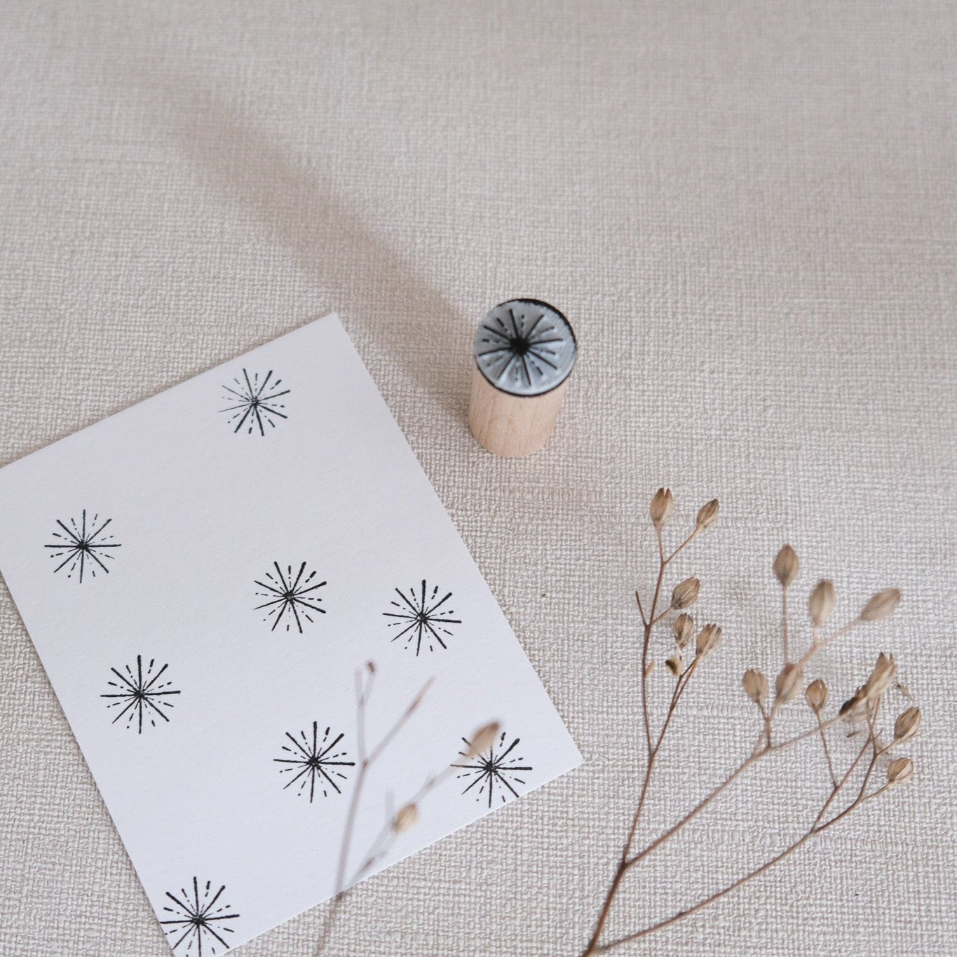 Mini Stempel Stern.
