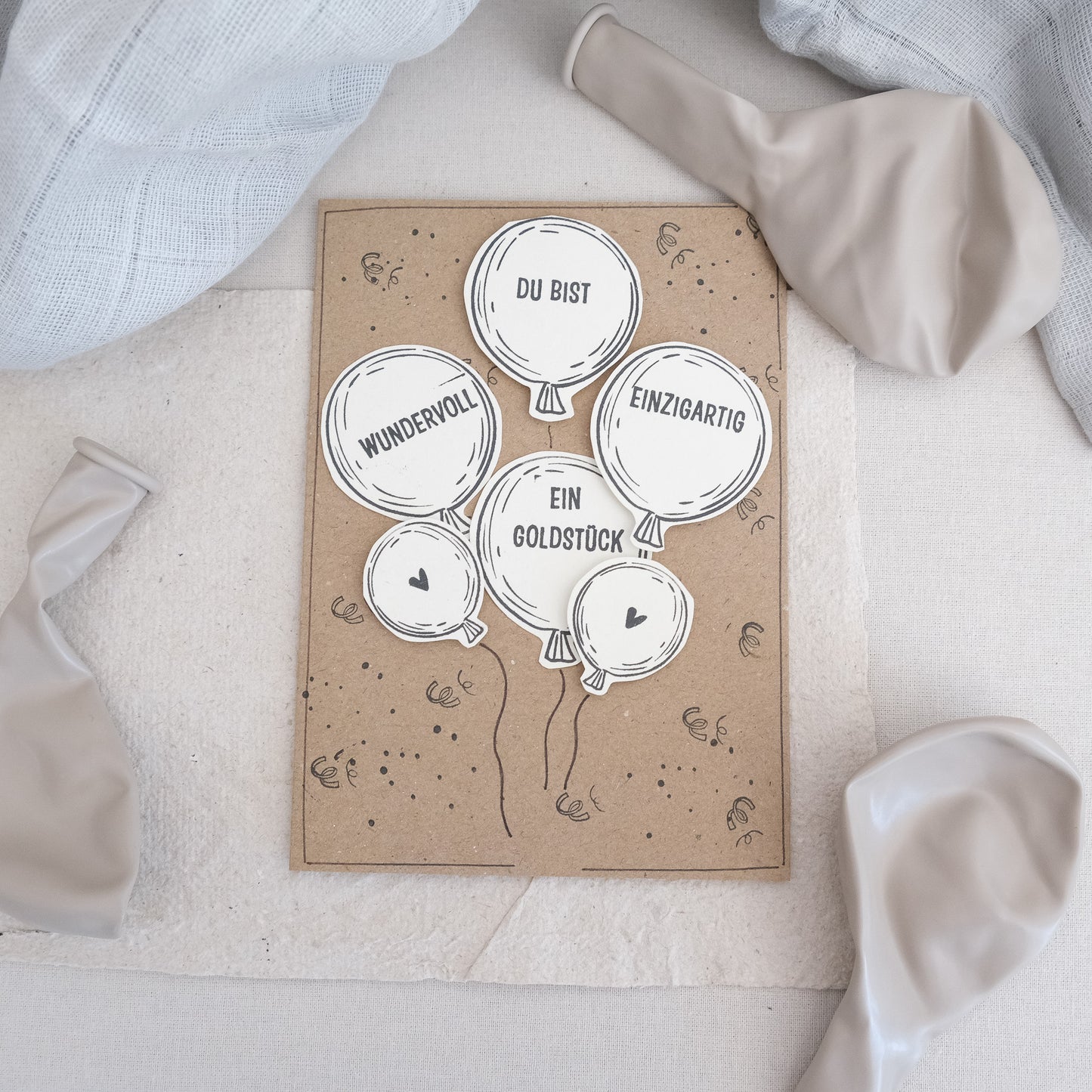 Holzstempel | Luftballon | 5 x 5 cm
