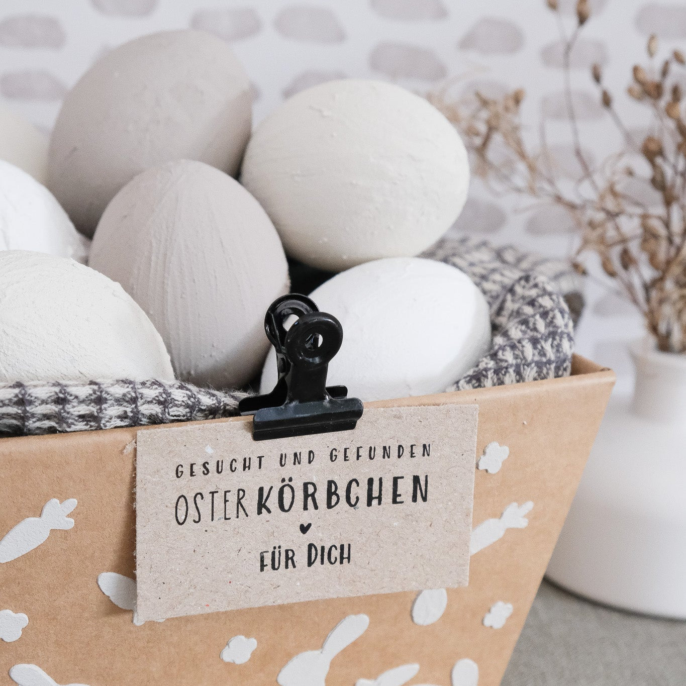 Holzstempel | Osterkörbchen | 3 x 6 cm