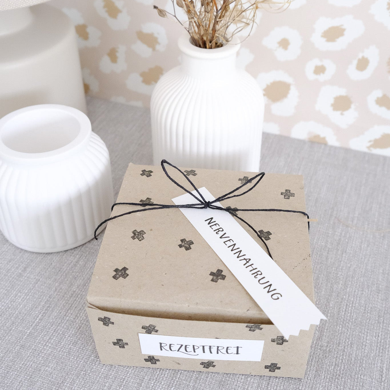 Textstempel | Nervennahrung | 7 cm