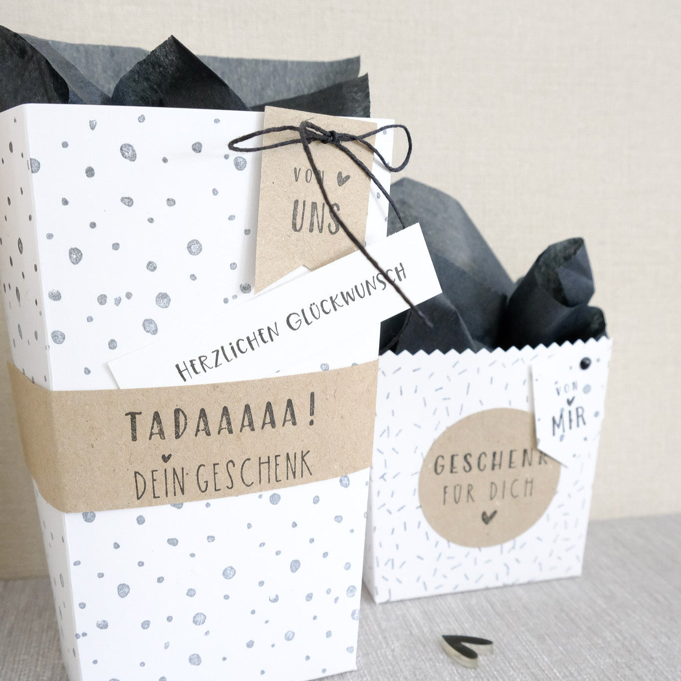 Textstempel | Herzlichen Glückwunsch | 7 cm