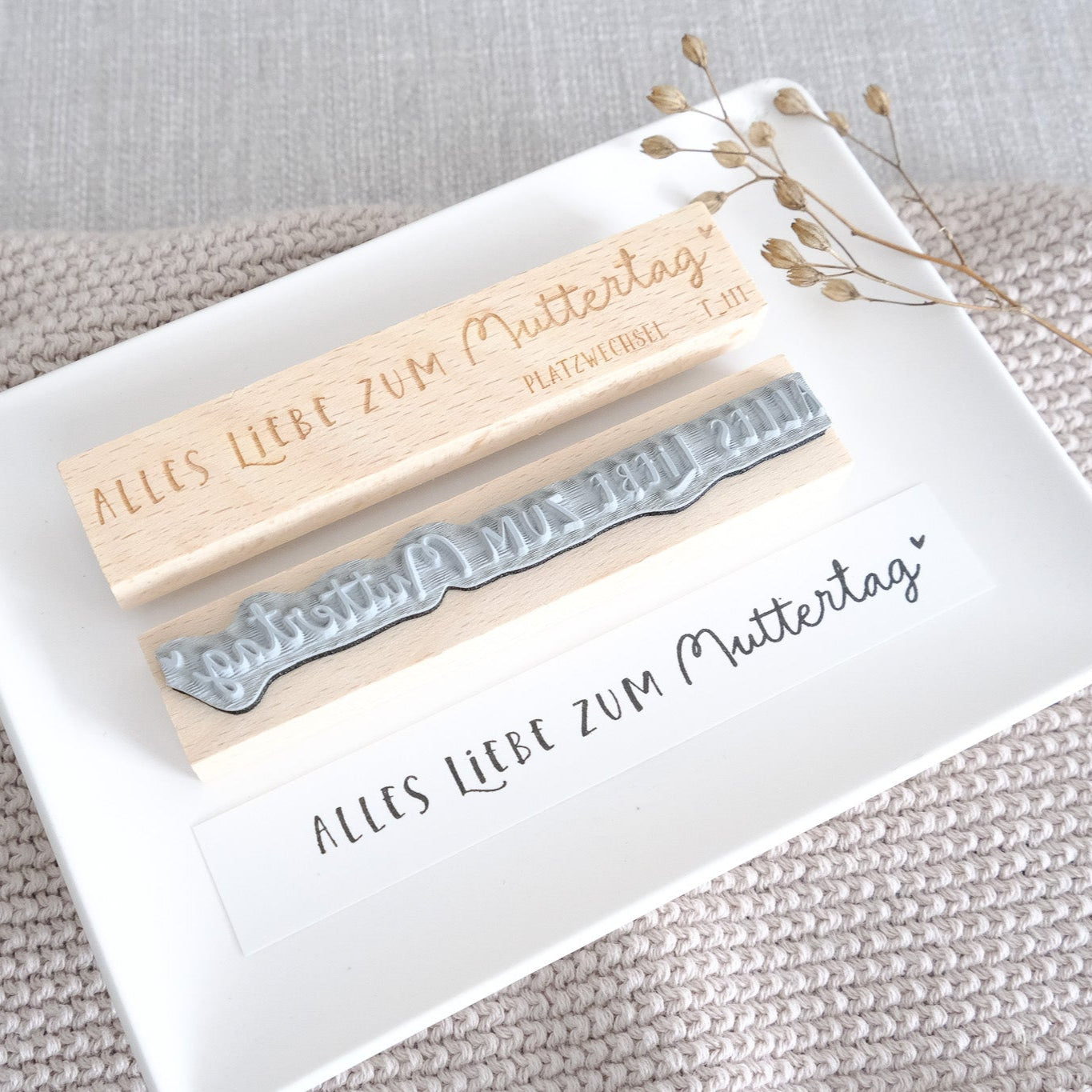 Textstempel | Muttertag | 10 cm