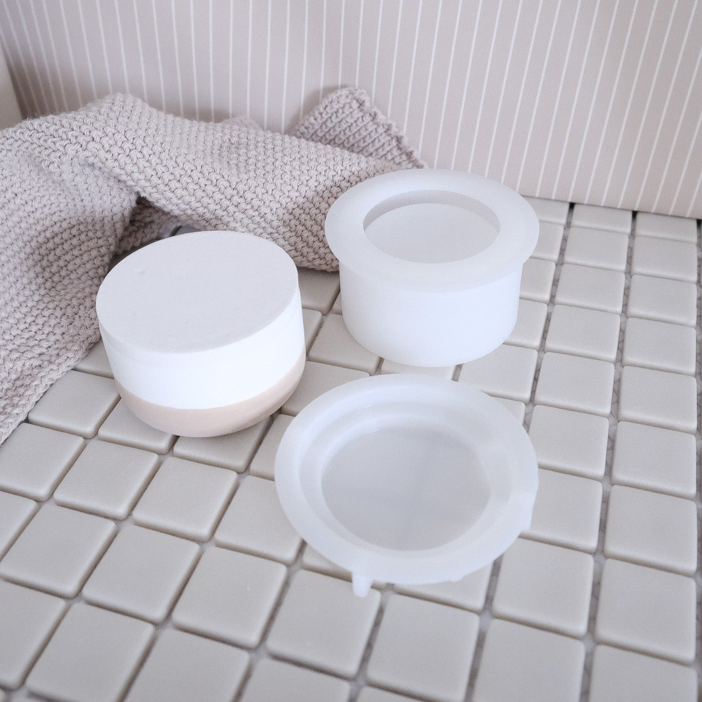 Gießform | Dose mit Deckel | 6 cm