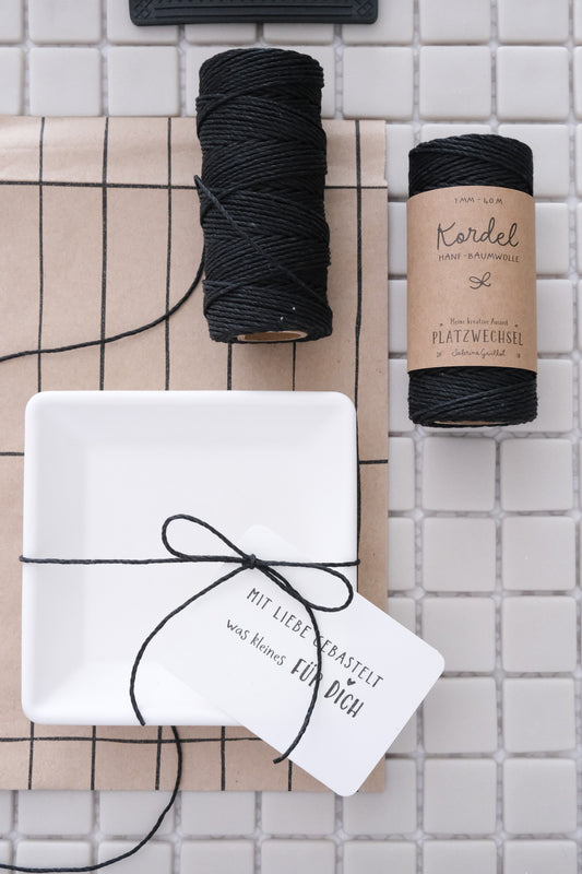 Kordel | 40 m | Schwarz