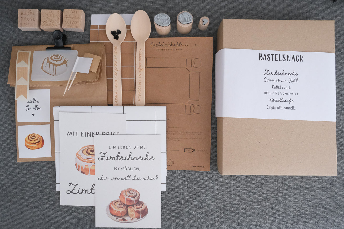 Bastelsnack "Zimtschnecken" Sammler Edition