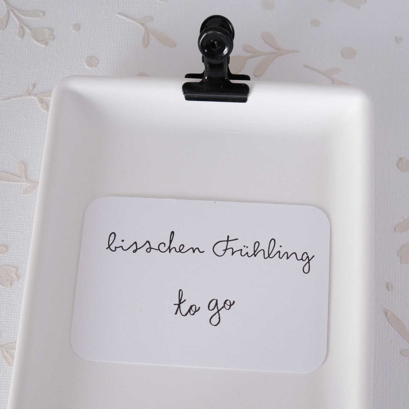 Textstempel | bisschen Frühling | 7 cm