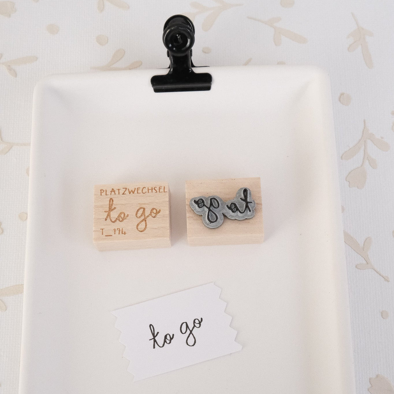 Textstempel | to go | 2,5 cm