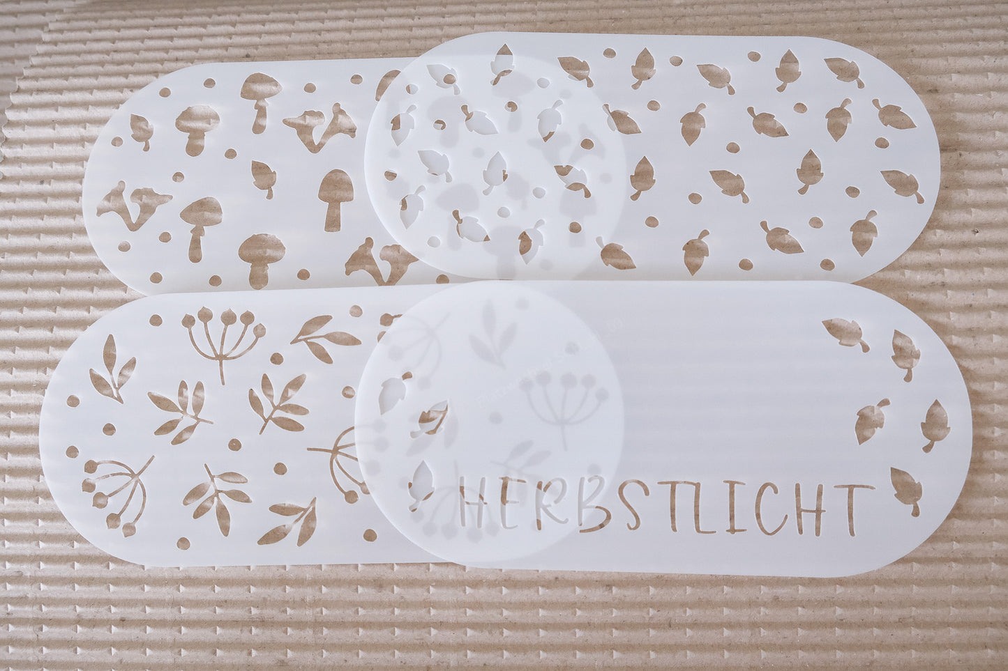 Schablonen Set I Herbst I 16,4 cm oval