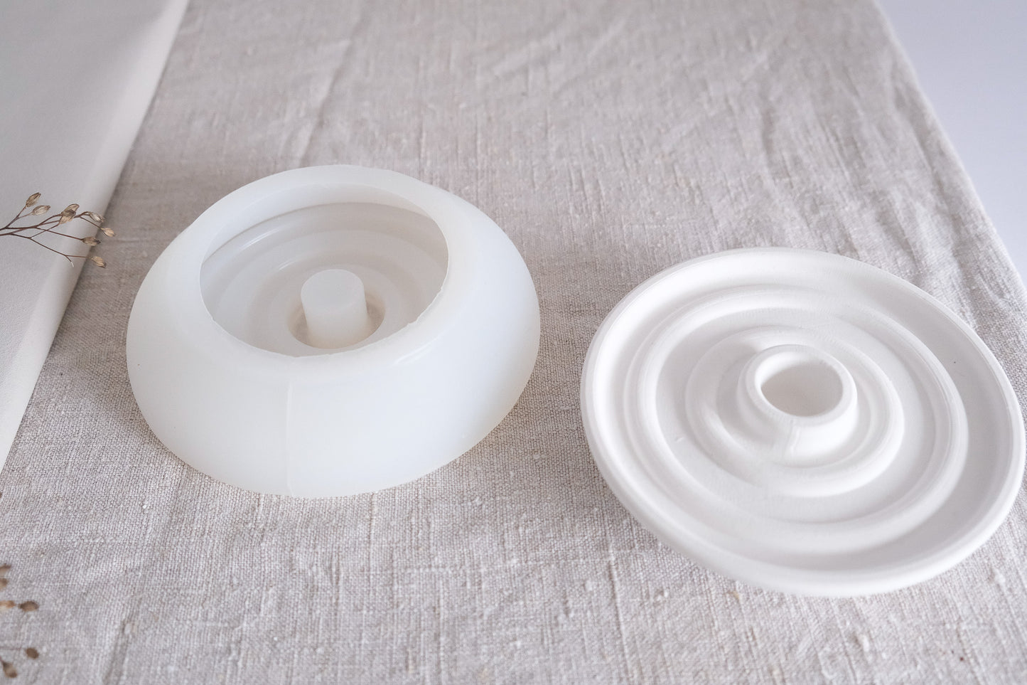 Gießform | Kerzenhalter Rund | 13 cm