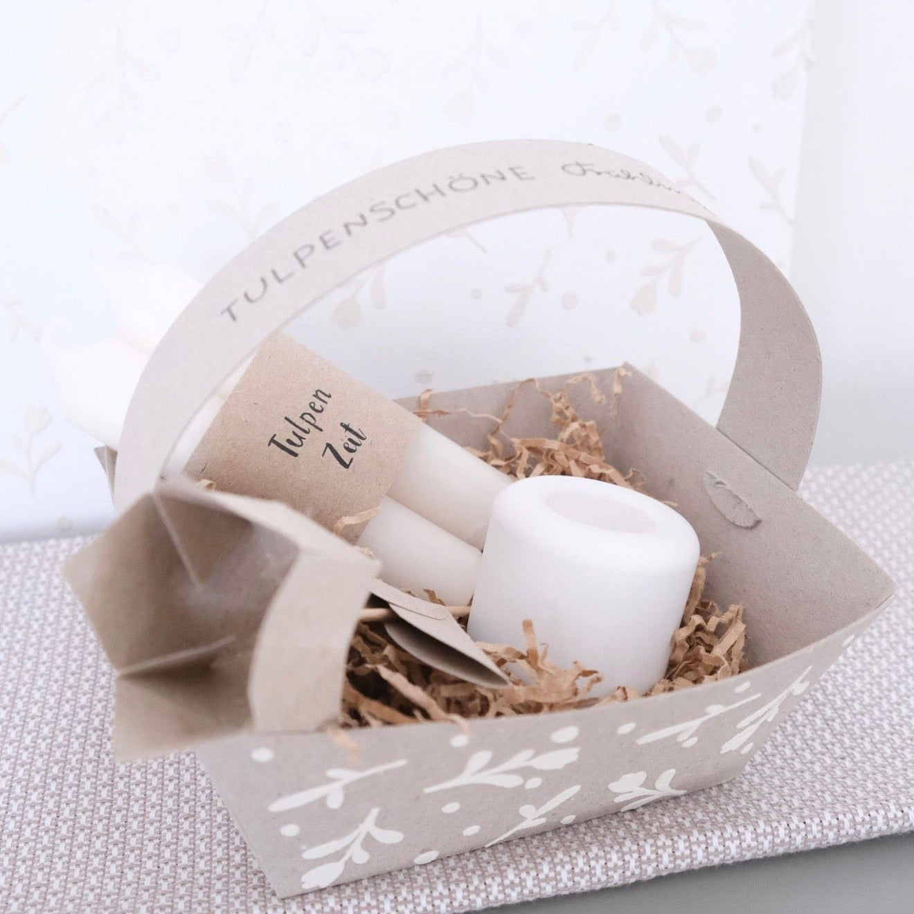 Holzstempel | Tulpenzeit | 3 x 3 cm