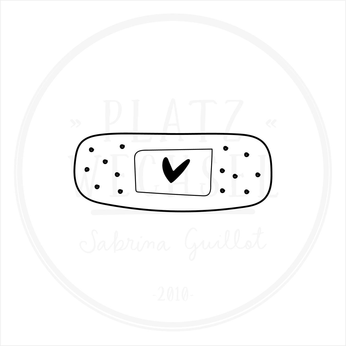 VORVERKAUF | Holzstempel | Pflaster | 4,5 cm