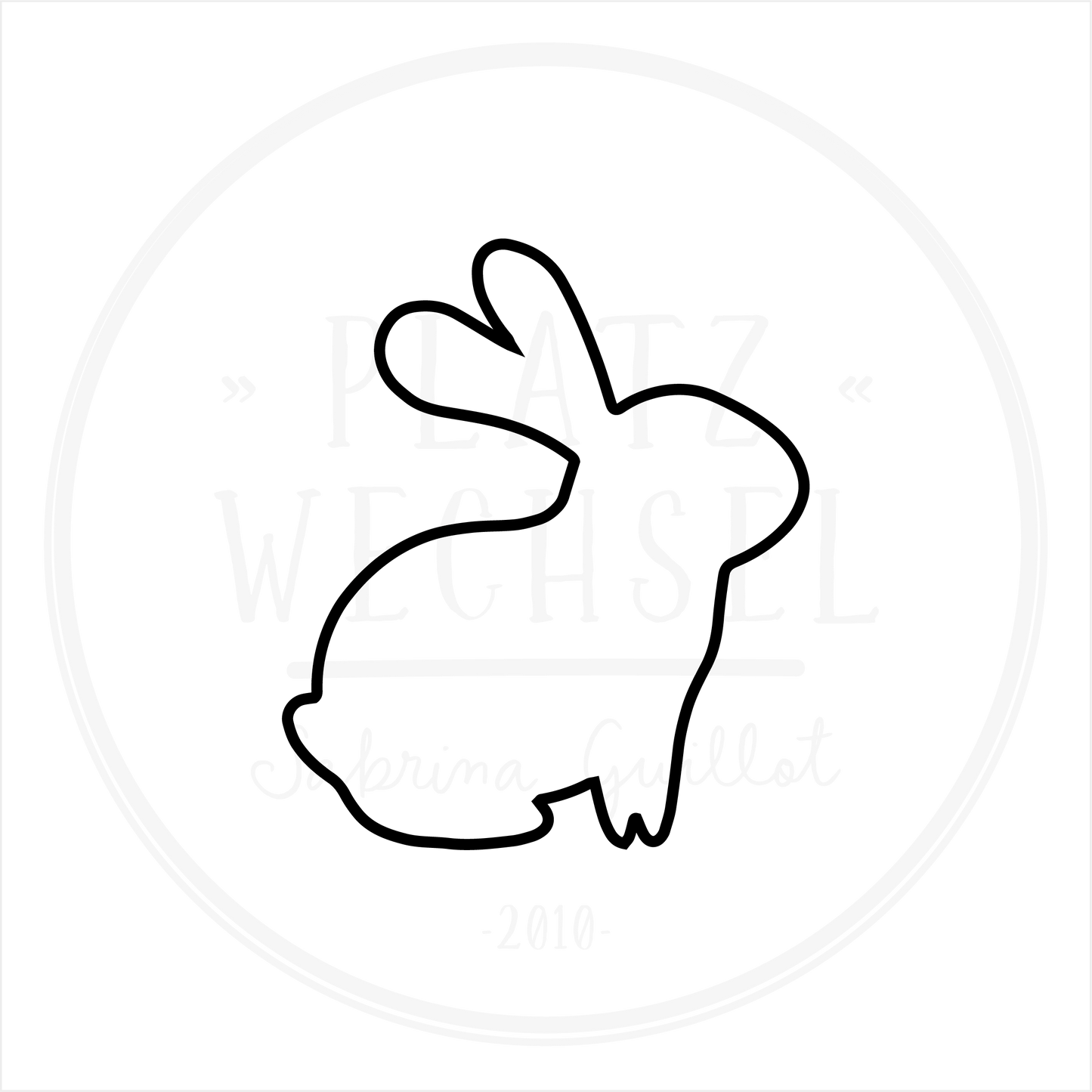 Ministempel | Hase | 3 x 2,5 cm