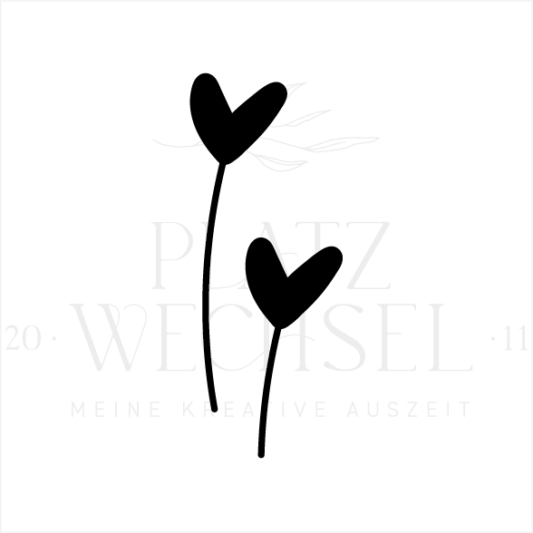 Ministempel | Herzen | ø 1,5 cm