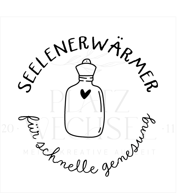 Holzstempel | Seelenerwärmer | 5 x 5 cm