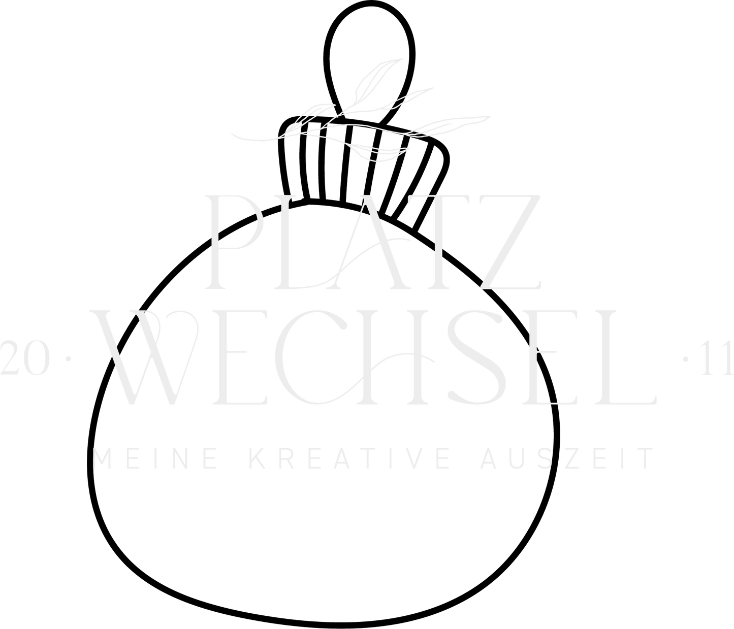 Piktogramm Weihnachtskugel