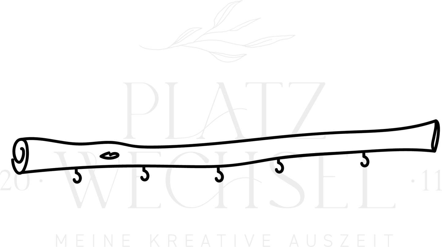 Holzstempel | Ast | 2 x 10 cm