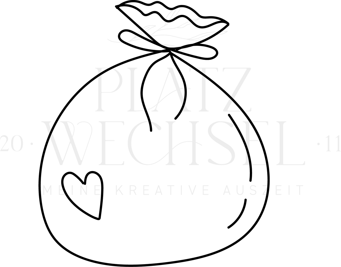 Piktogramm von Holzstempel Sack