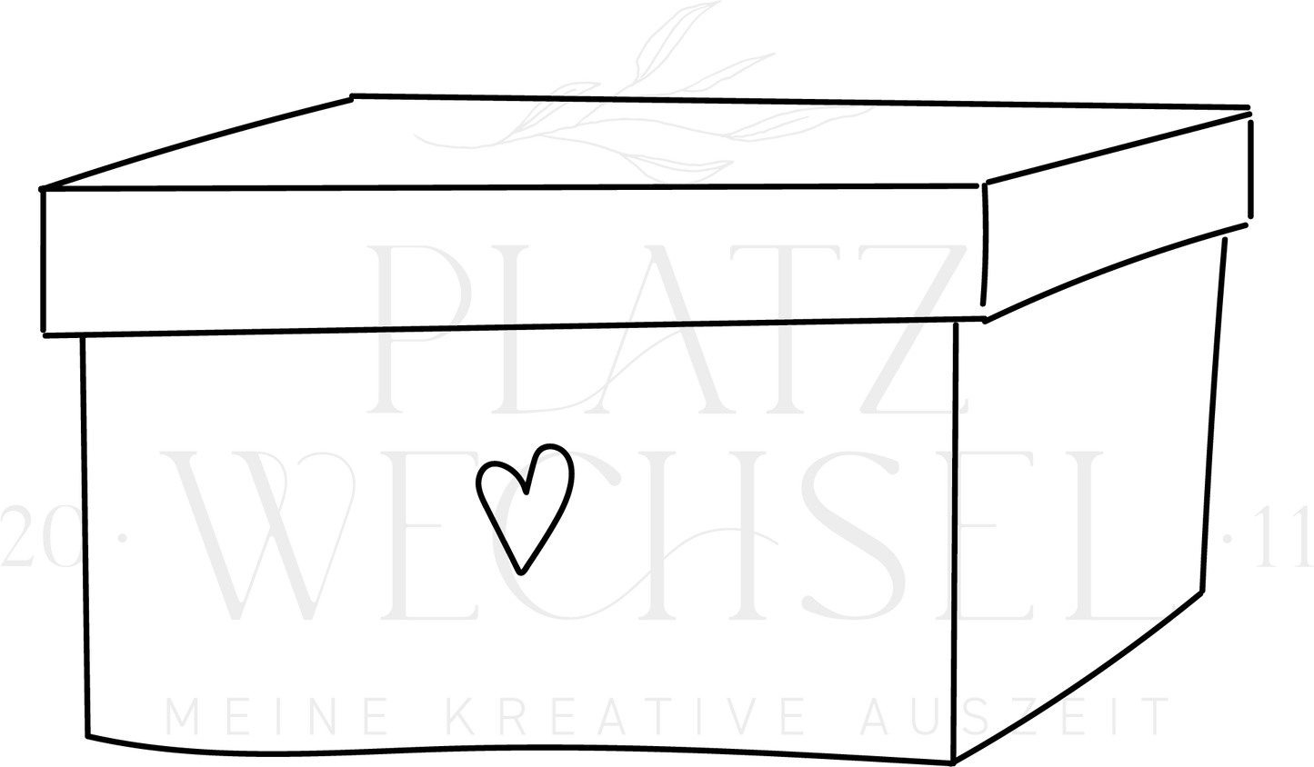 Holzstempel | Geschenkbox blank | 3 x 6 cm