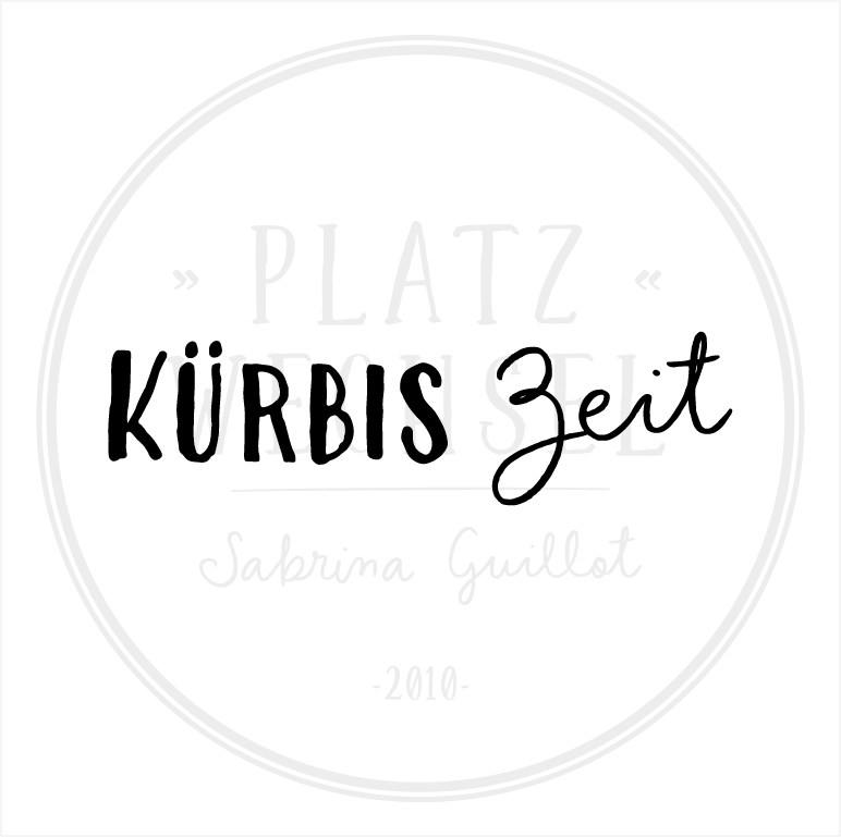 Textstempel | Kürbis Zeit | 7 cm
