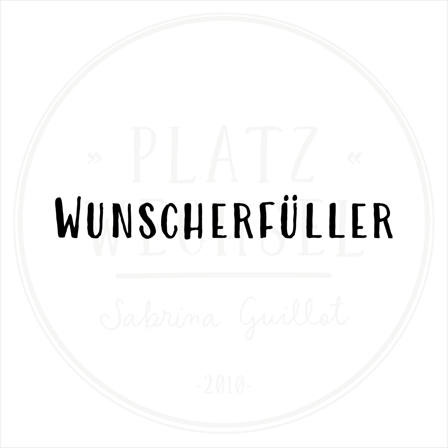 Textstempel | Wunscherfüller | 6 cm
