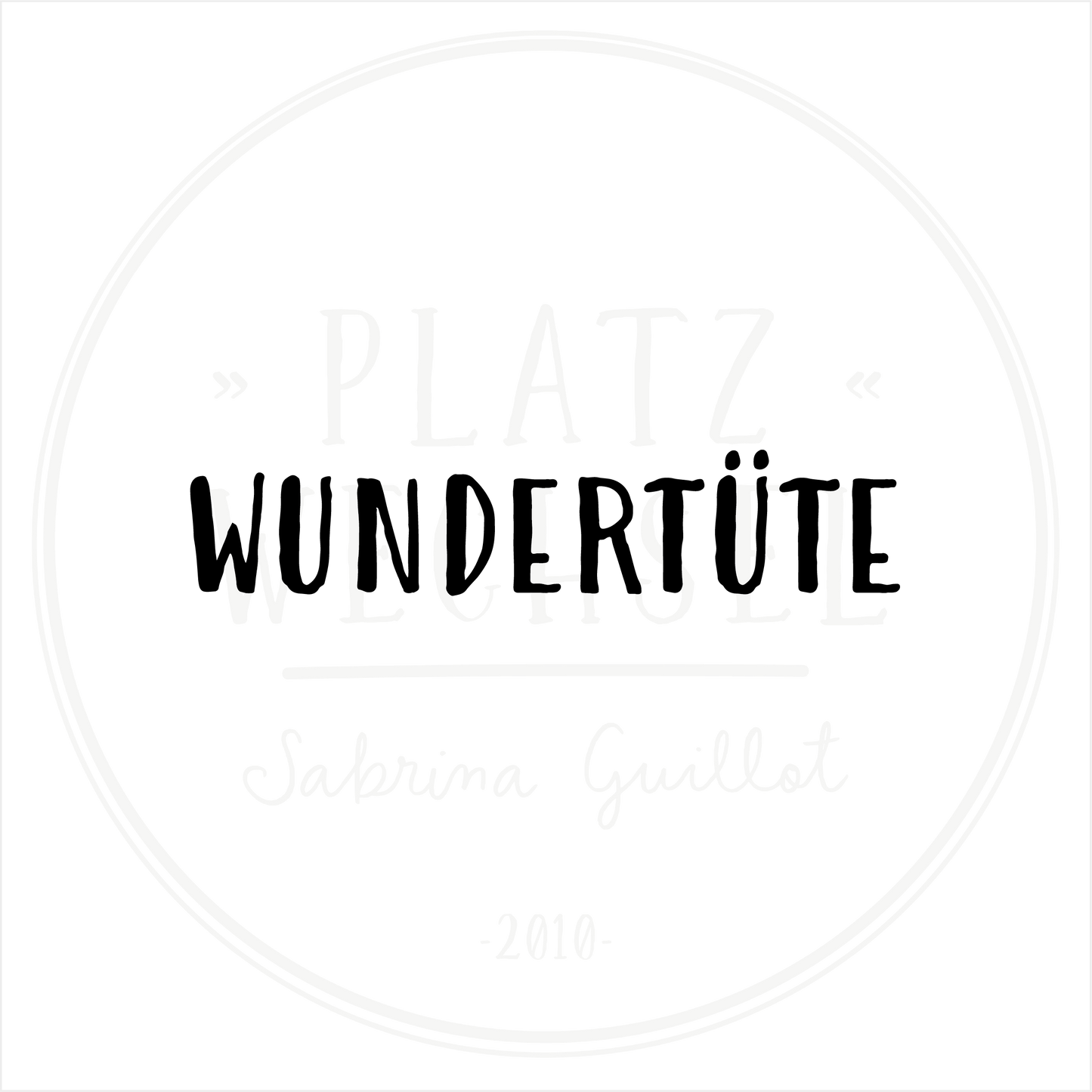 Textstempel | Wundertüte | 6 cm
