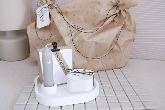 1 Produkt - 5 Projekte = 1 Geschenk mit einer Herzschablone