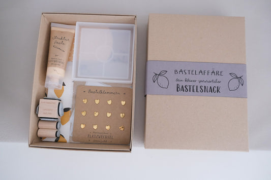 Bastelsnack mit Zitronengeschmack