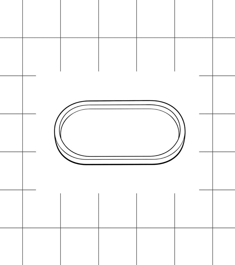 Teller Oval 18 cm