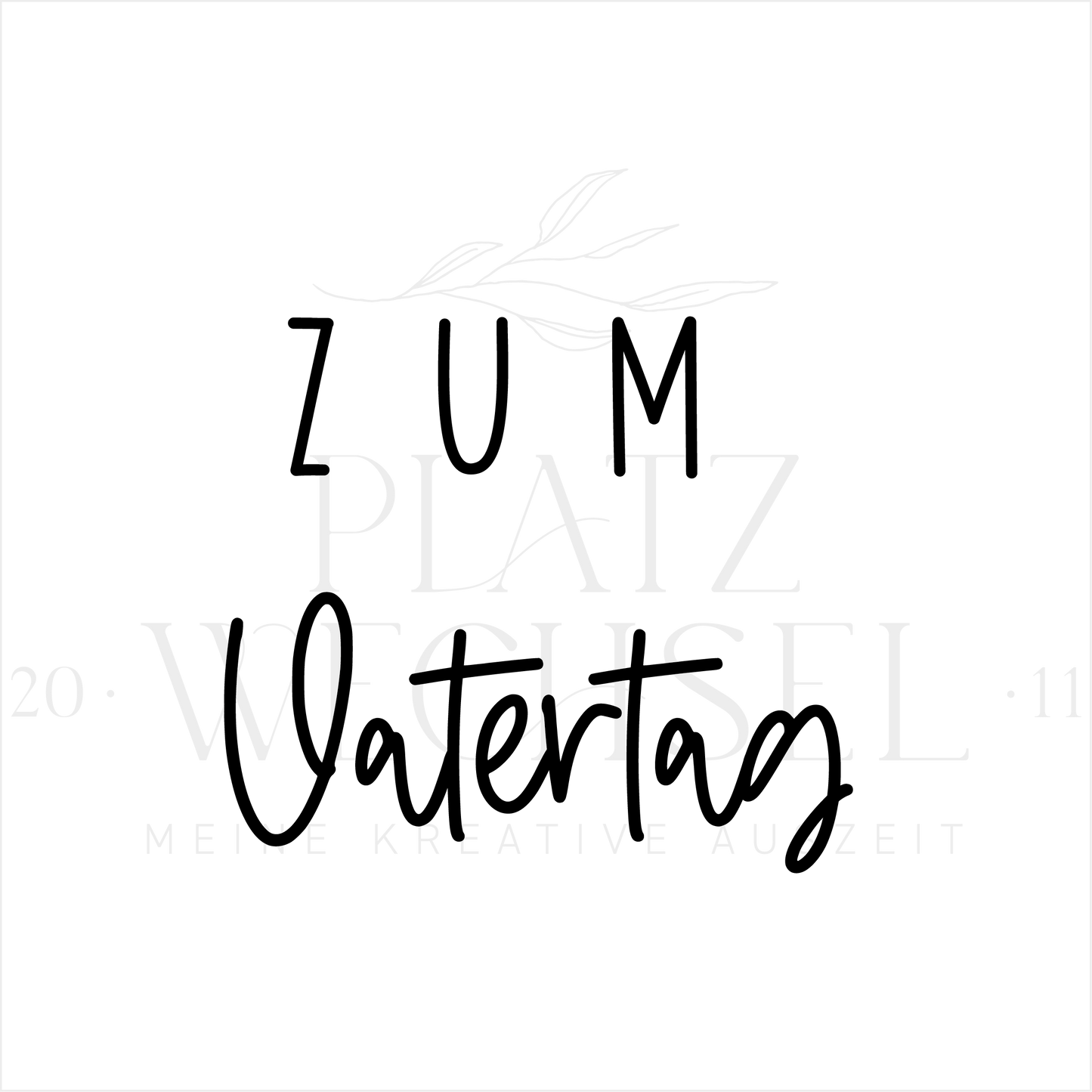 Holzstempel | zum Vatertag | 3 x 3 cm