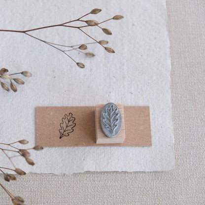 Mini Stempel Blatt