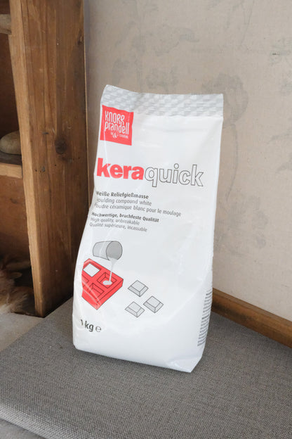 Keraquick | weiße Reliefgießmasse | 1kg