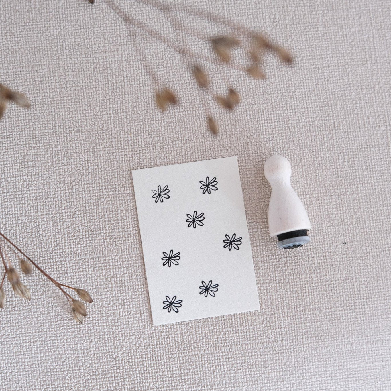 Mini Stempel Blüten Motiv