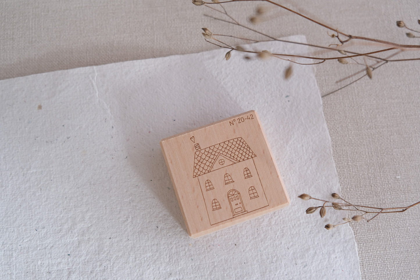 Holzstempel | Haus | 5 x 5 cm