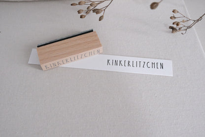 Textstempel | Kinkerlitzchen | 6 cm