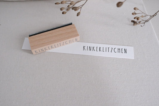 Textstempel | Kinkerlitzchen | 6 cm