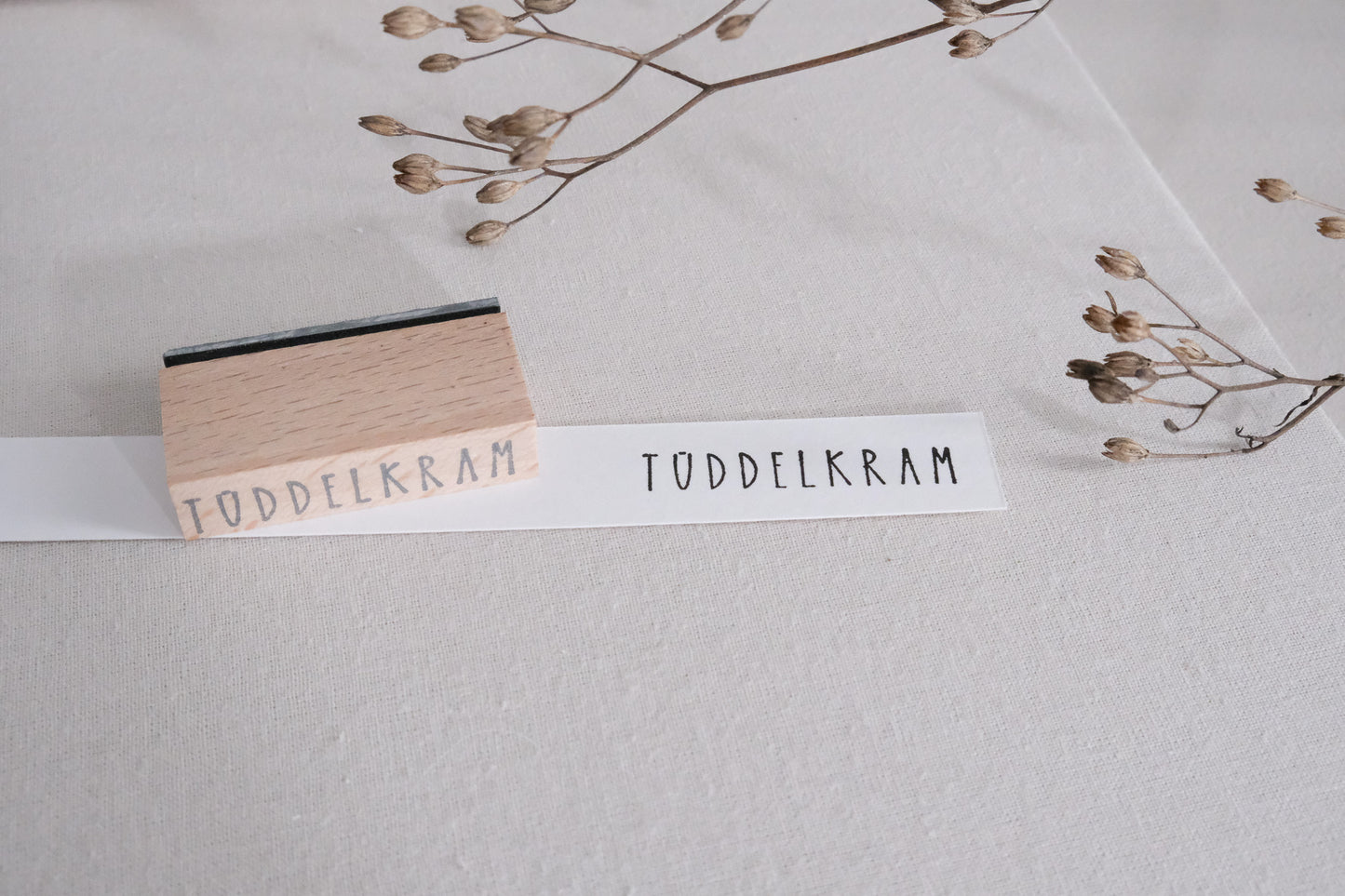 Textstempel | Tüddelkram | 4,5 cm