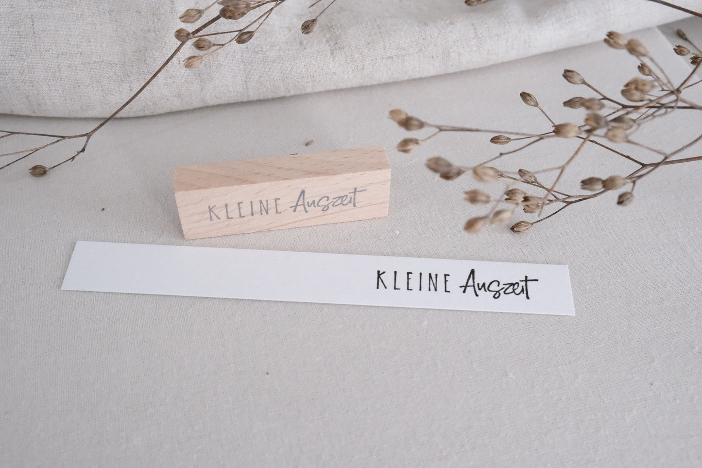 Textstempel | Kleine Auszeit| 6 cm