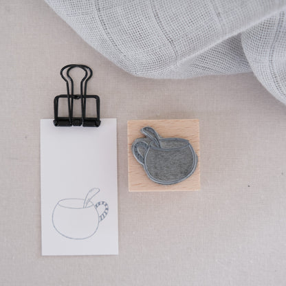 Holzstempel | Tasse | 3 x 3 cm